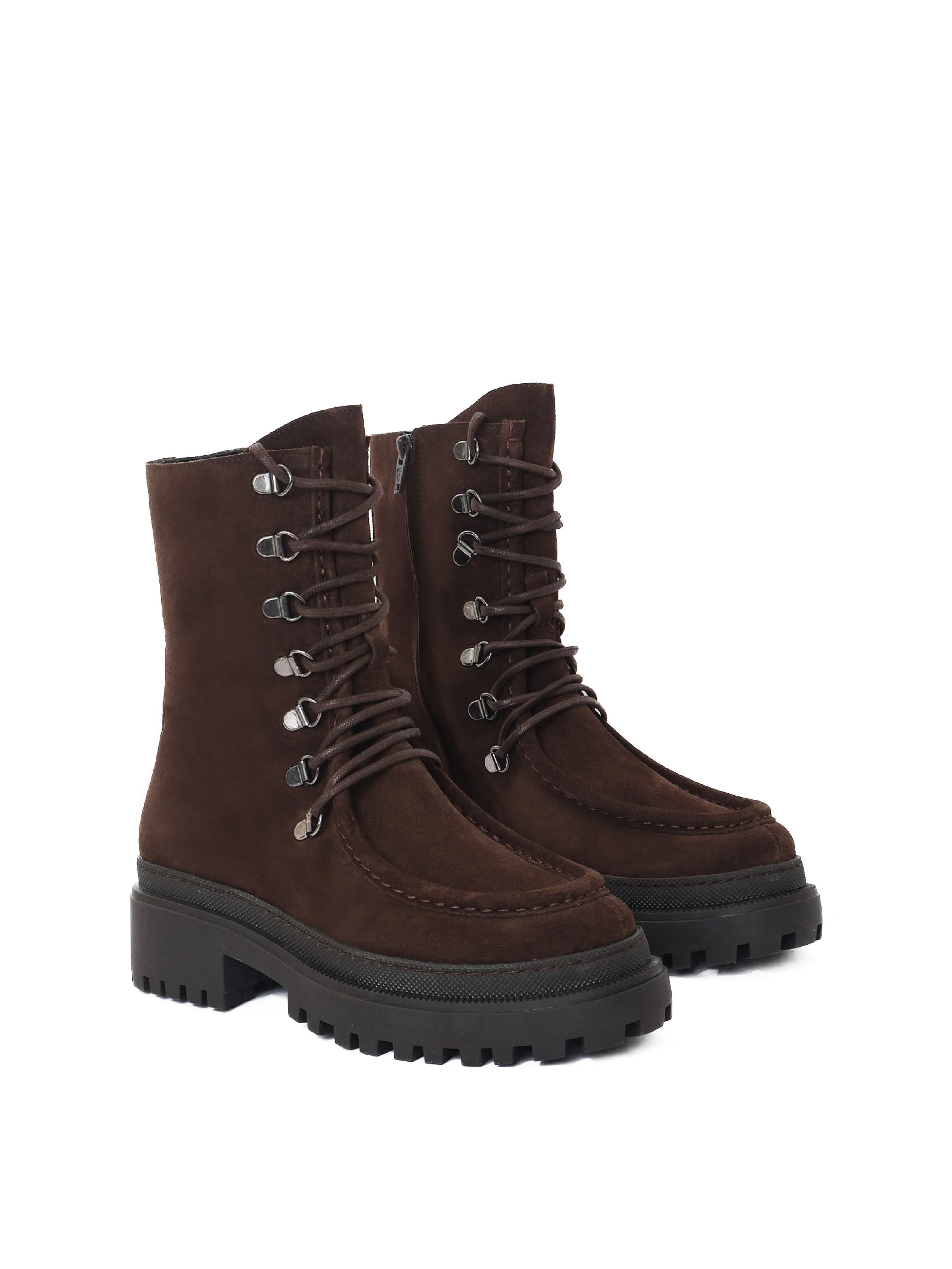 Lorena Brown Suede Unlined Boot - Image 3