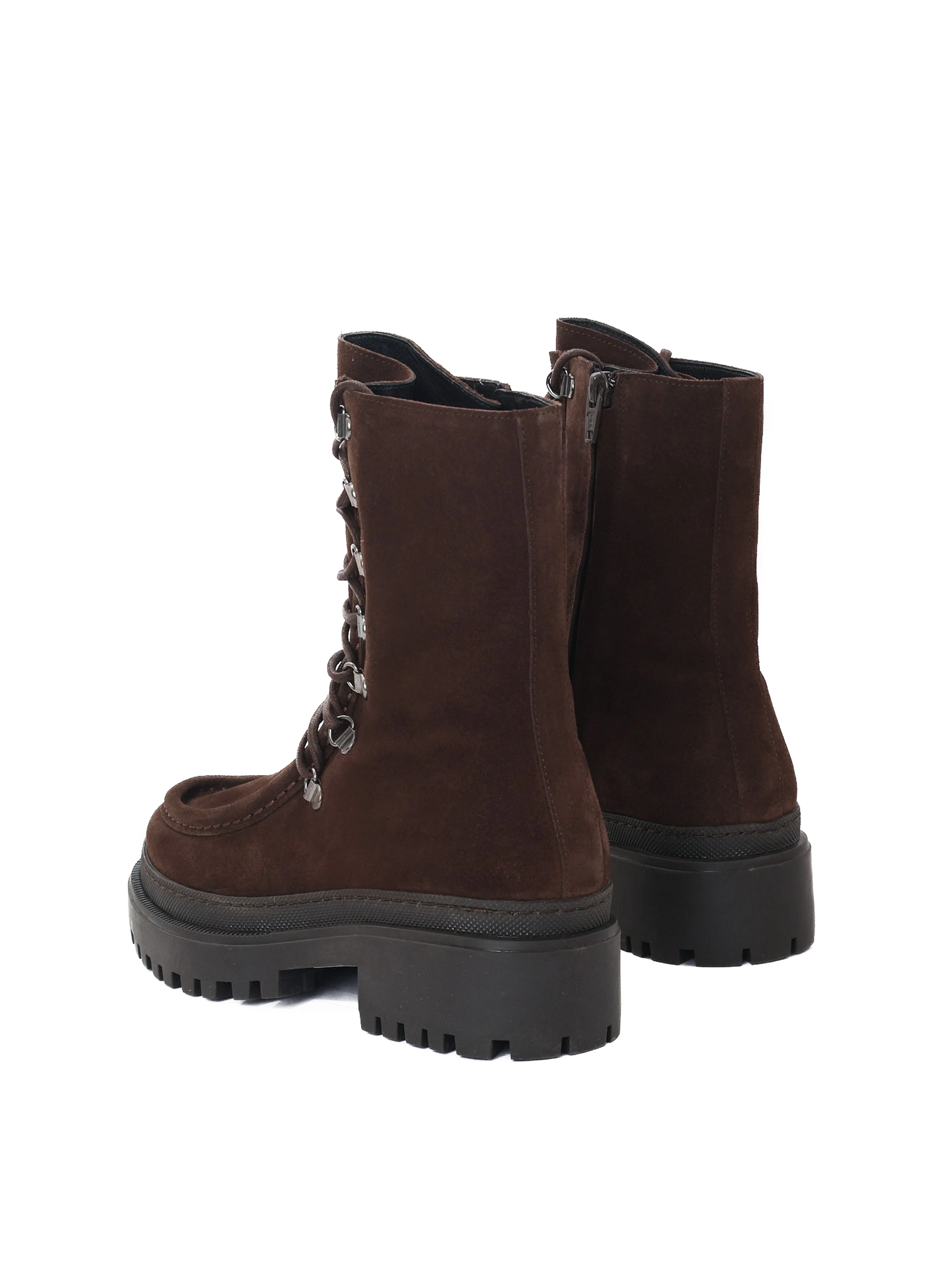 Lorena Brown Suede Unlined Boot - Image 5