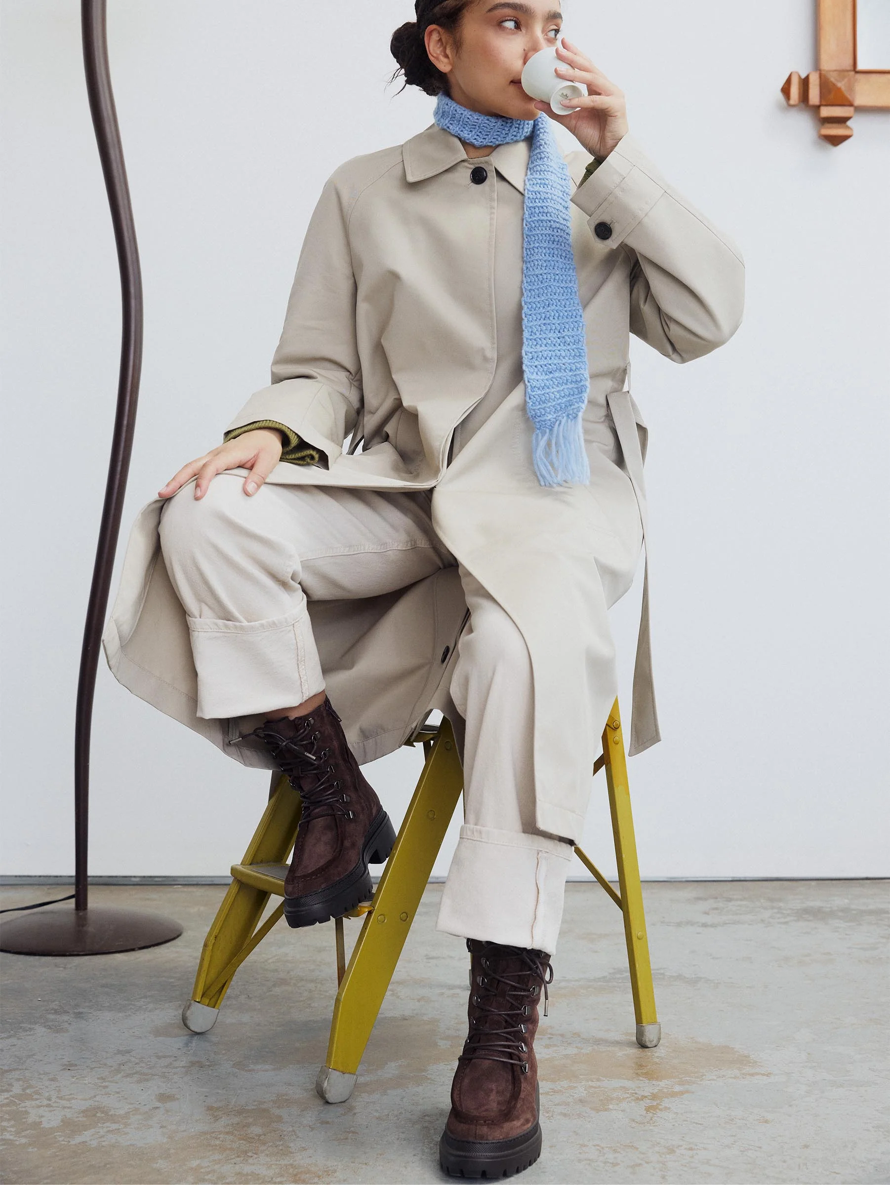 Lorena Brown Suede Unlined Boot - Image 6