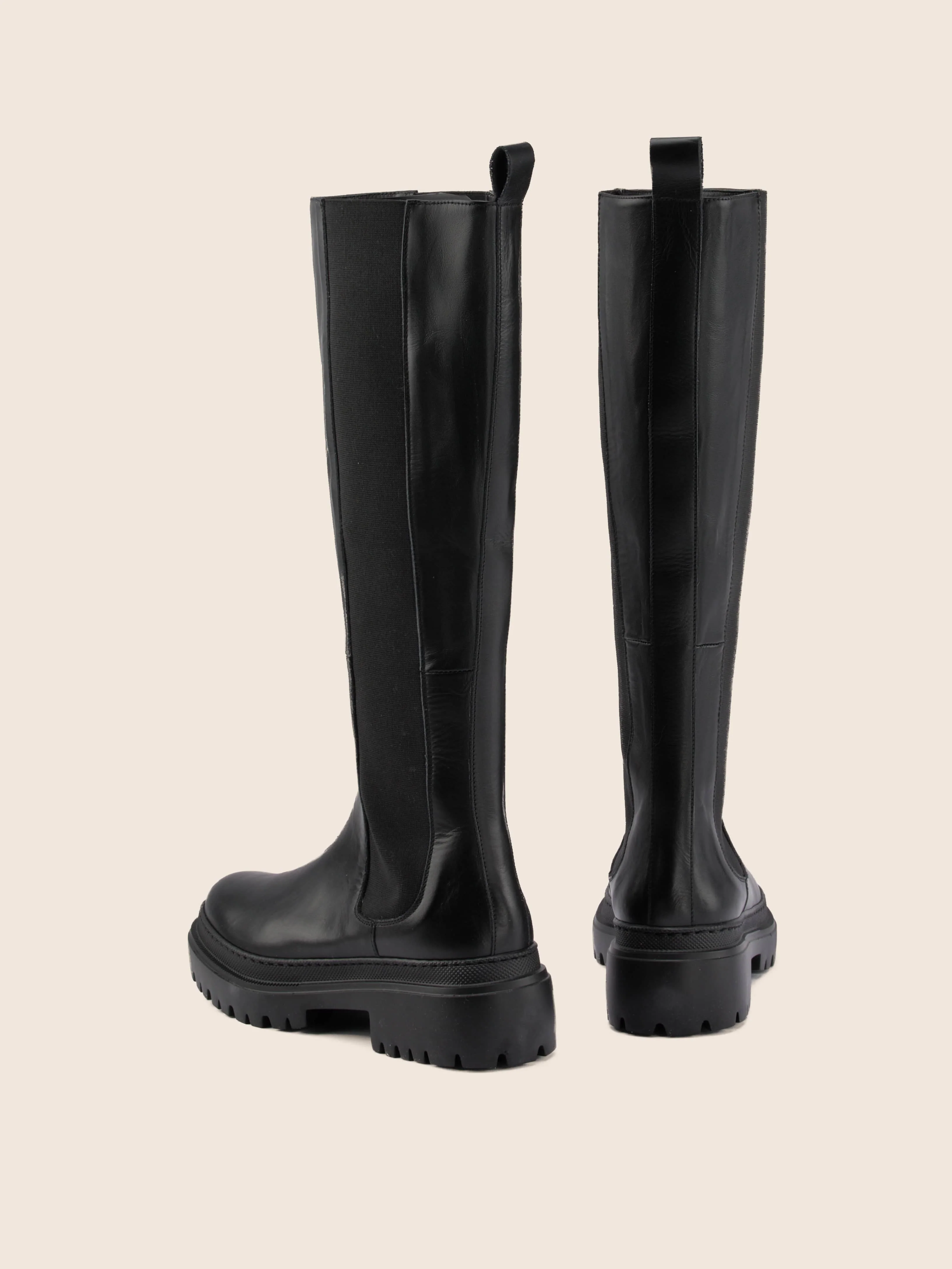 Monza Black Unlined Boot - Image 4