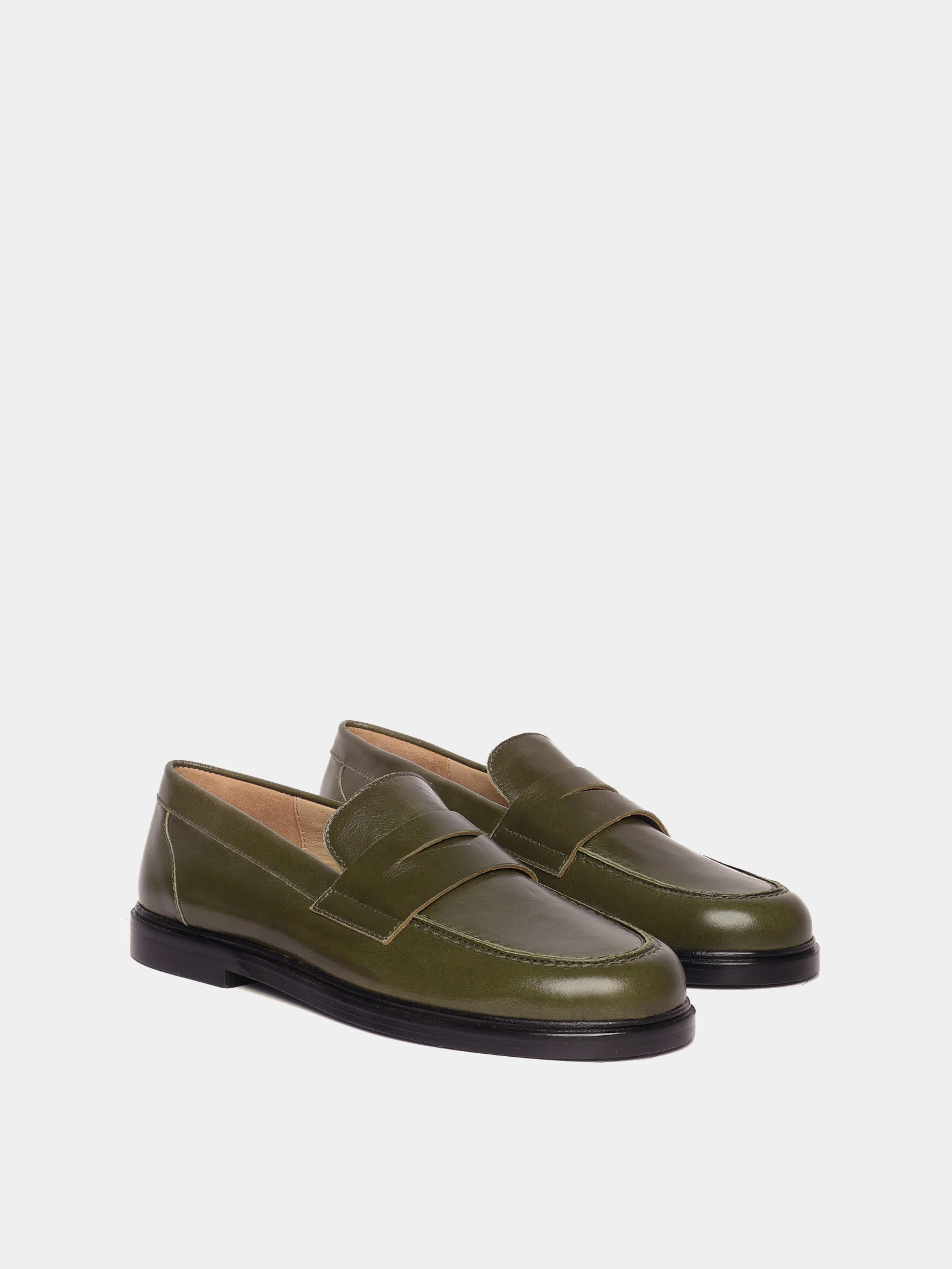 Orio Olive Loafer - Image 3