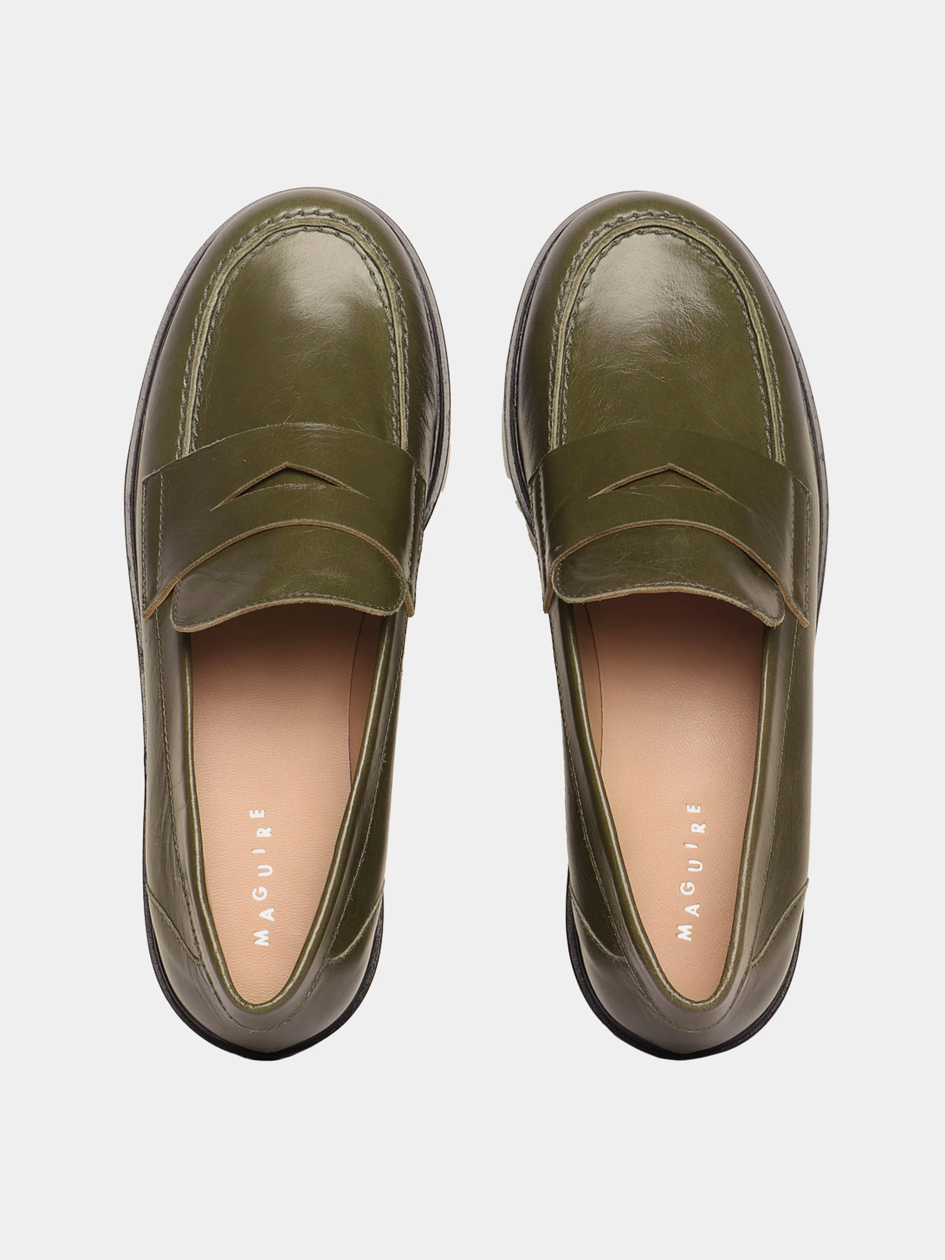 Orio Olive Loafer - Image 4