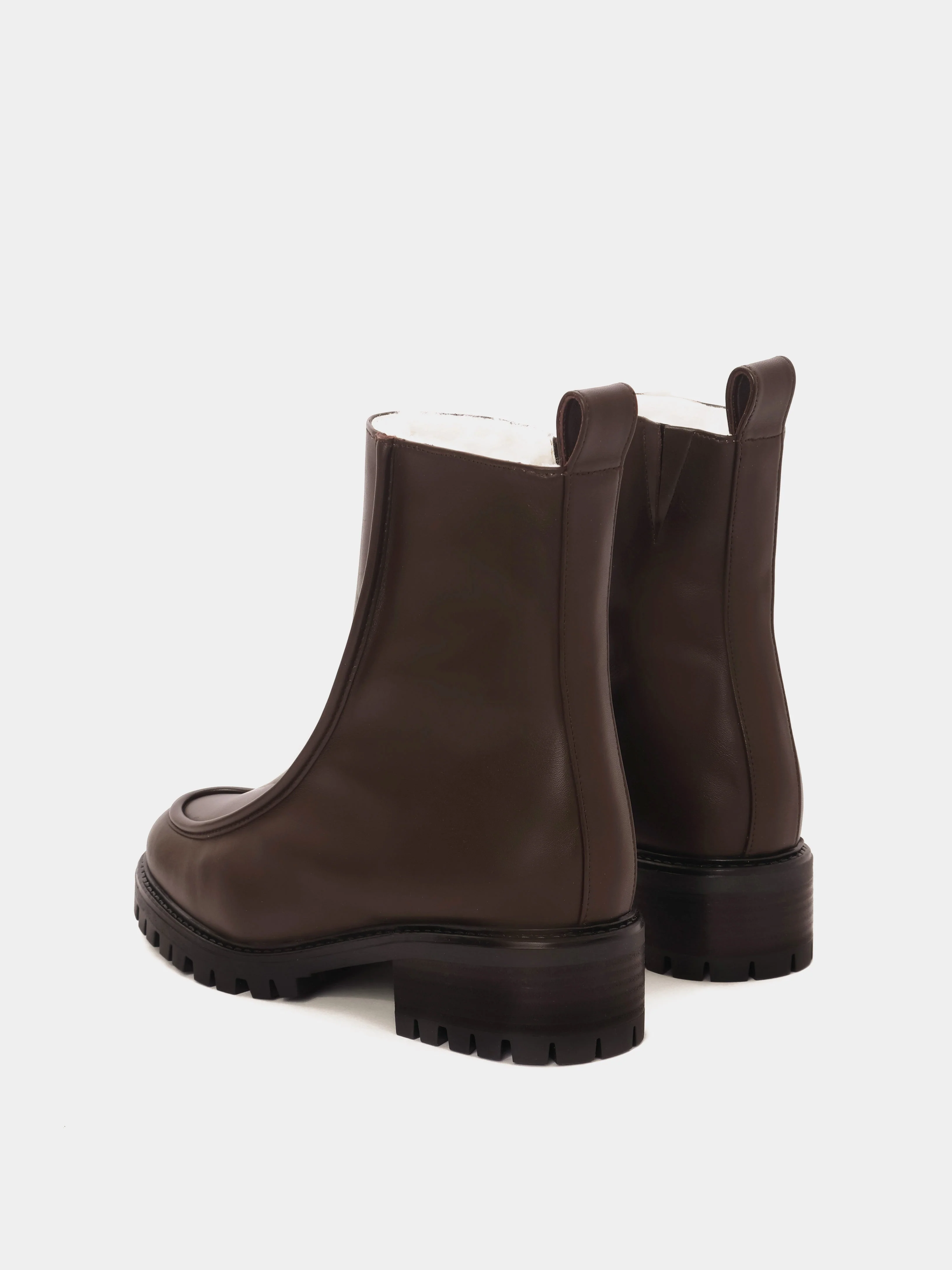 Vigo Dark Brown Lined Boot - Image 4