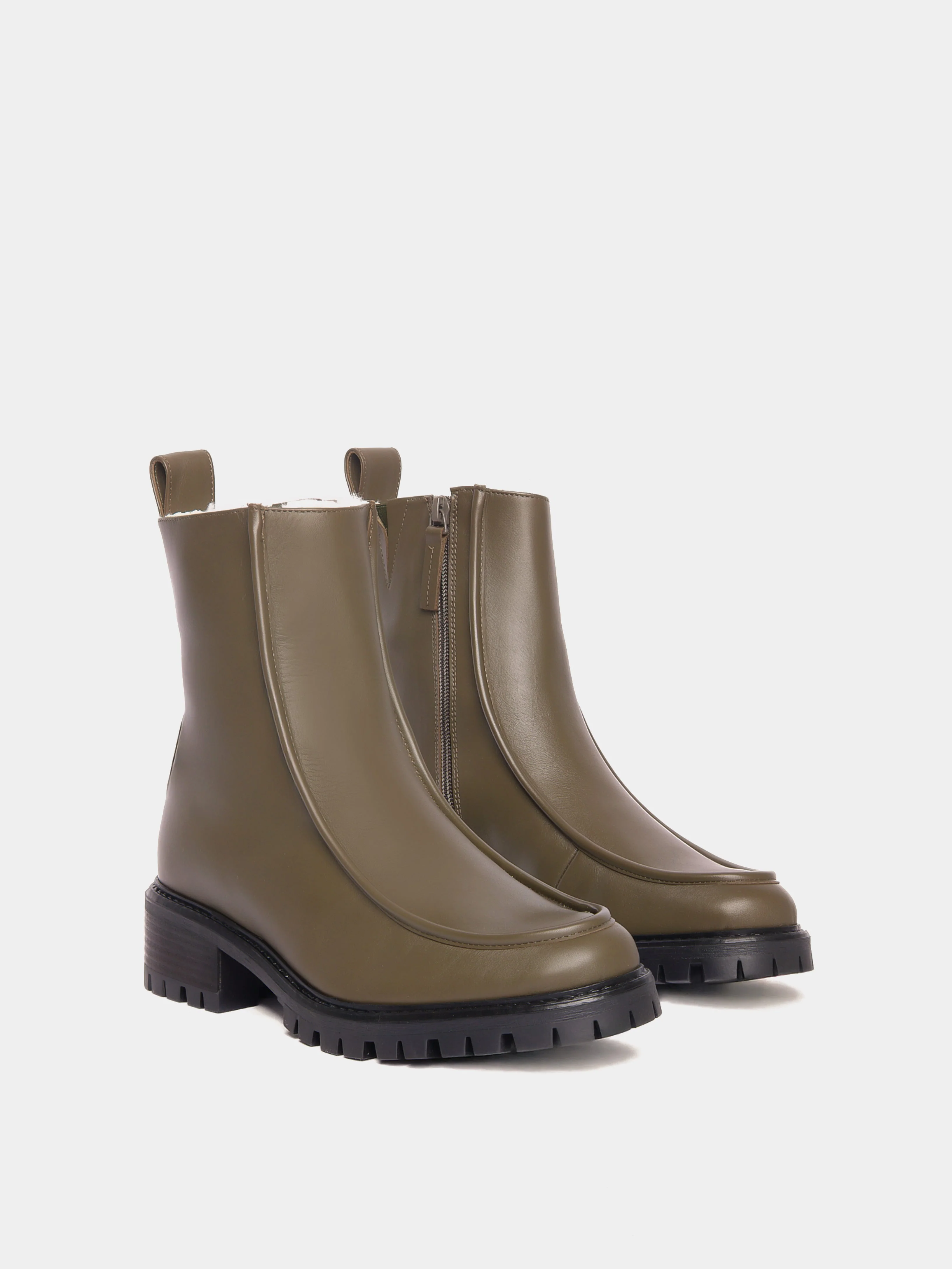 Vigo Olive Lined Boot - Image 3
